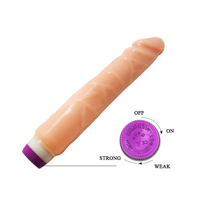 Baile Waves Of Pleasure Realistic Vibrating 25.5 Cm