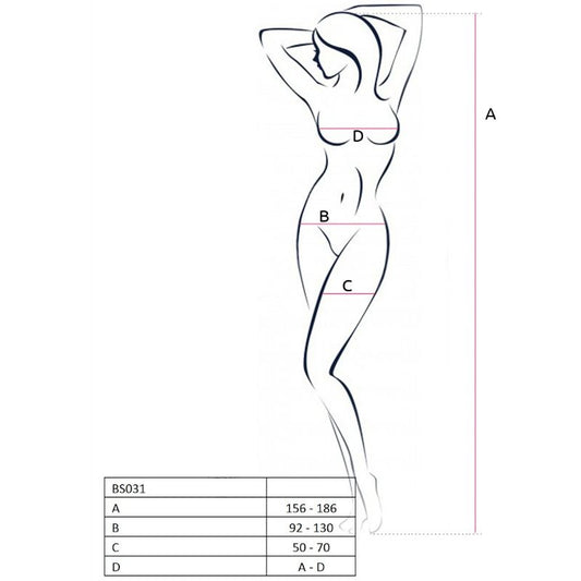 Passion Woman Bodystockings Passion - Woman Bs031 Red Bodystocking One Size