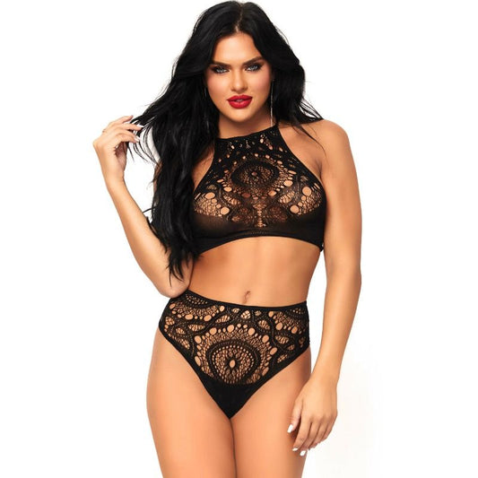 Leg Avenue Sets Leg Avenue - 2 Pieces Set Top And Panties M/L