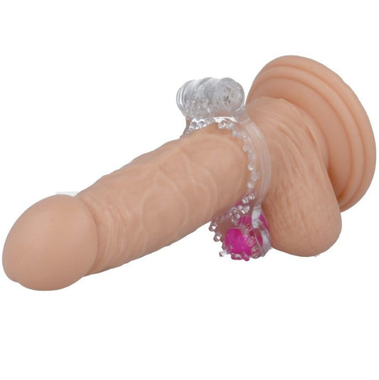 Casual Love Ring Vibrating Double Pleasure Transparent