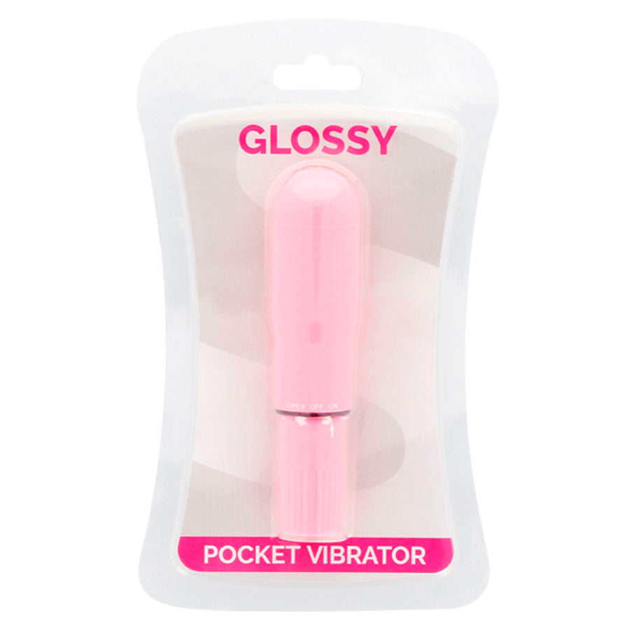 Glossy Pocket Vibrator Pink