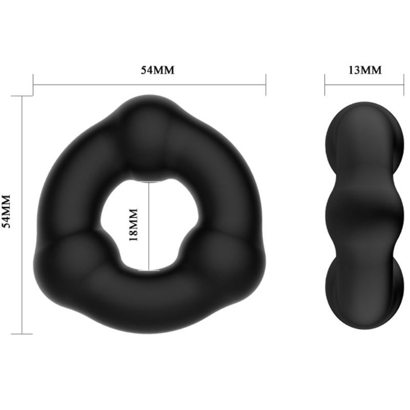 Crazy Bull Super Soft Silicone Ring With Nodules
