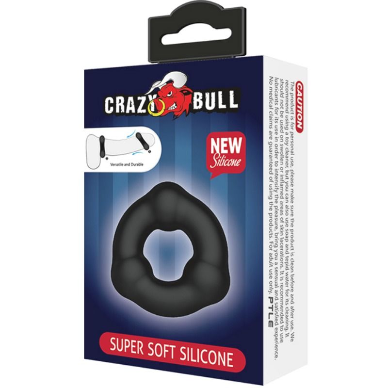 Crazy Bull Super Soft Silicone Ring With Nodules