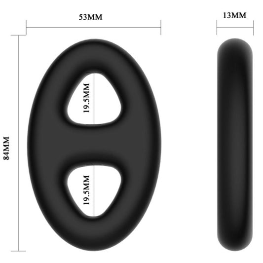 Crazy Bull Super Soft Double Silicone Ring