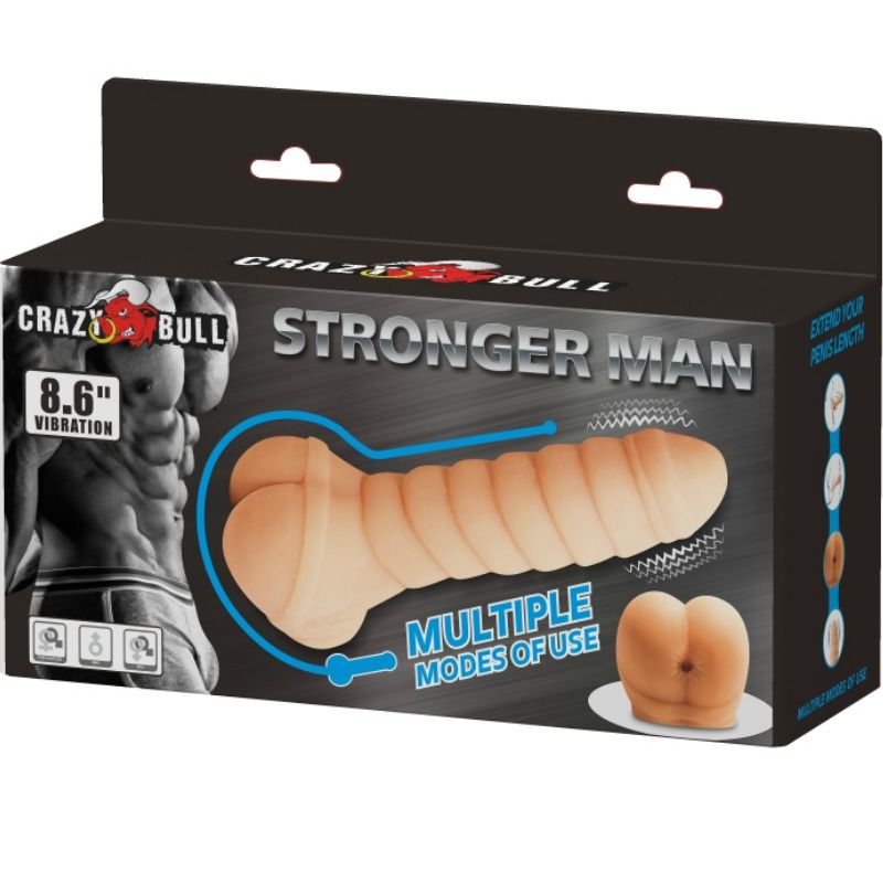 Crazy Bull Multifunctional Penis 21.8 Cm