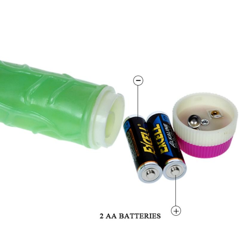 Baile Vibrators Baile - Waves Of Pleasure Vibrator 23 Cm Green