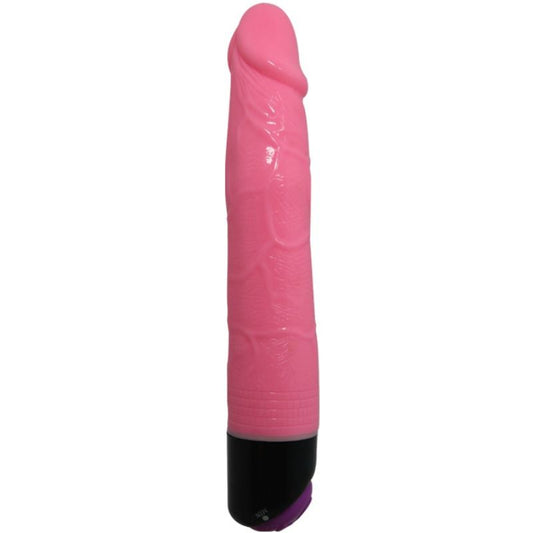 Baile Colorful Sex Realistic Vibrator Pink 23 Cm