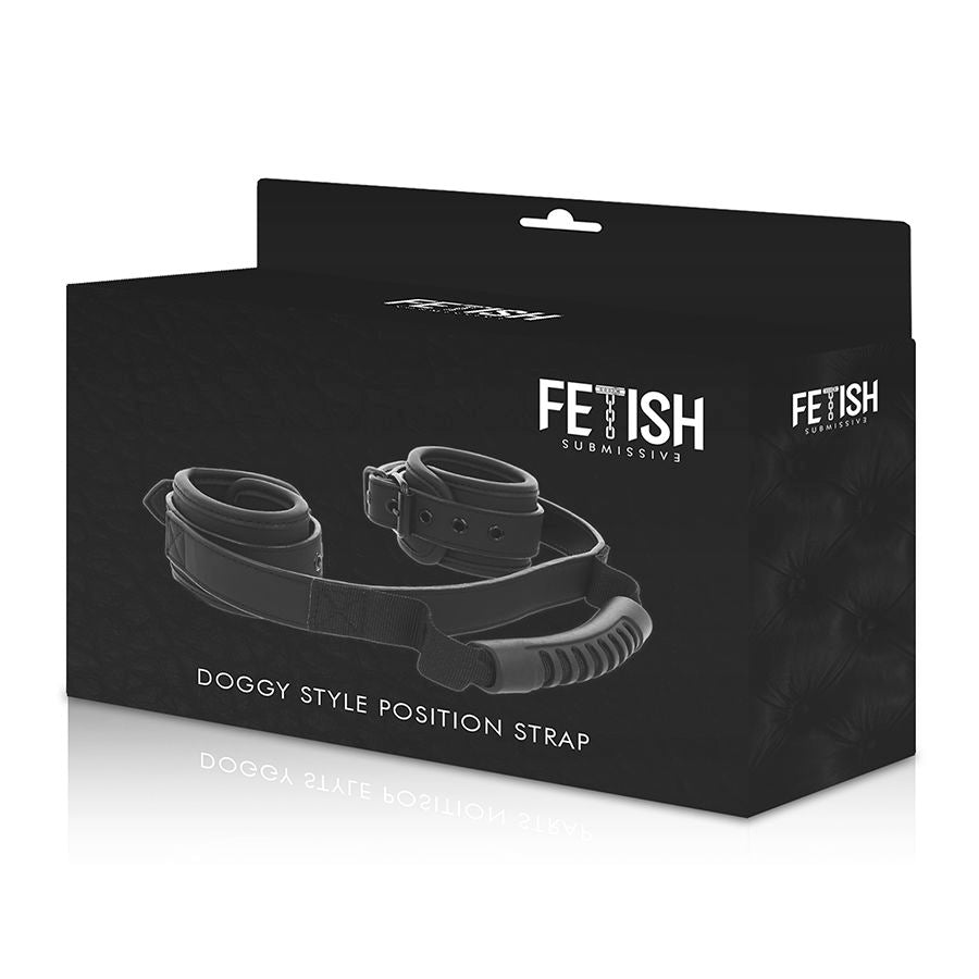 Fetish Submissive Bondage Fetish Submissive - Noprene Lining Handcuffs With Handle