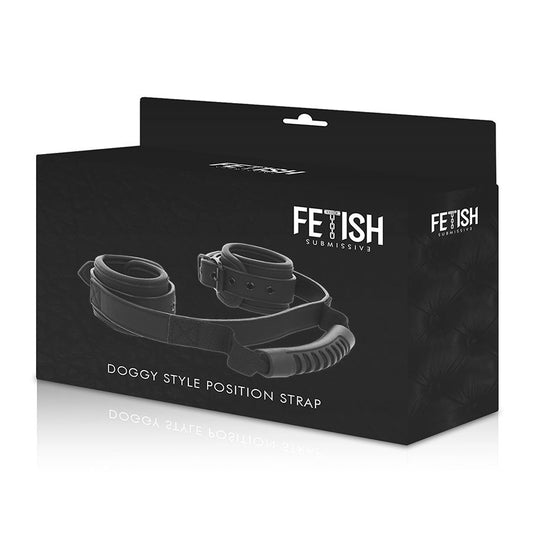 Fetish Submissive Bondage Fetish Submissive - Noprene Lining Handcuffs With Handle