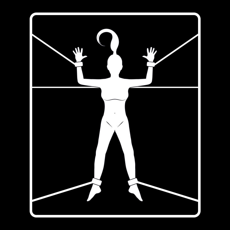 Fetish Submissive Bondage Fetish Submissive - Set Of Handcuffs And Ties With Noprene Lining