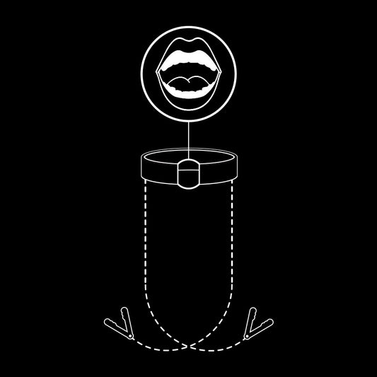 Fetish Submissive Bondage Fetish Submissive - Gag Ring With Nipple Clamps