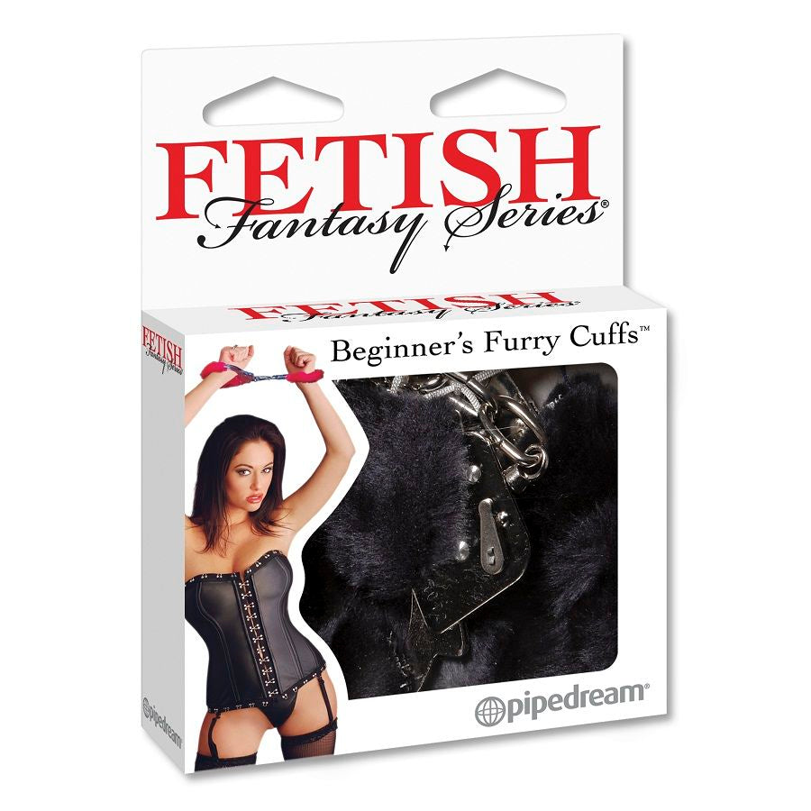 Fetish Fantasy Series Furry Cuffs Black