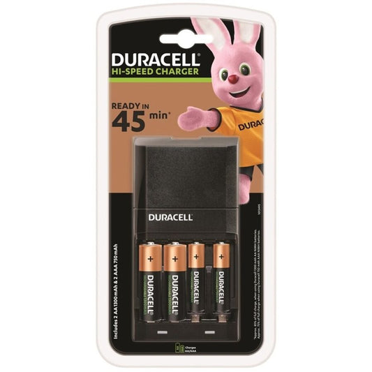 Duracell Charguer 45Min. + 2Xaa 1700Mah + 2Xaaa 750Mah