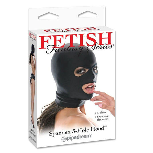 Fetish Fantasy Series Spandex 3-Hole Hood