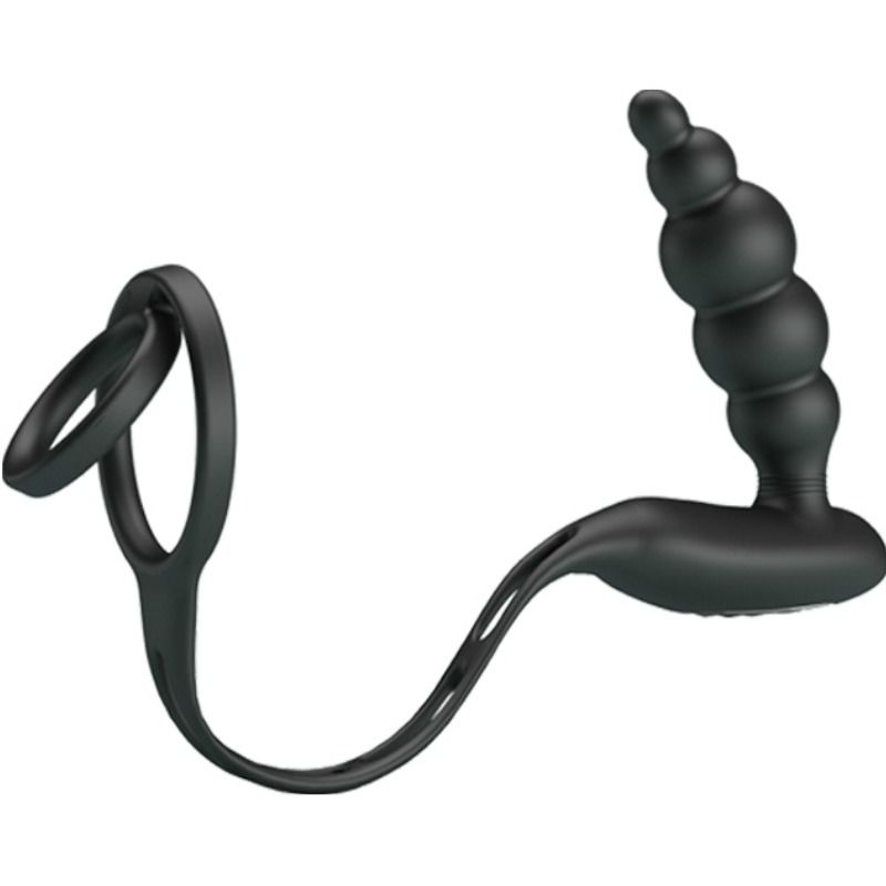 Pretty Love Penis Rings With Vibrator Plug
