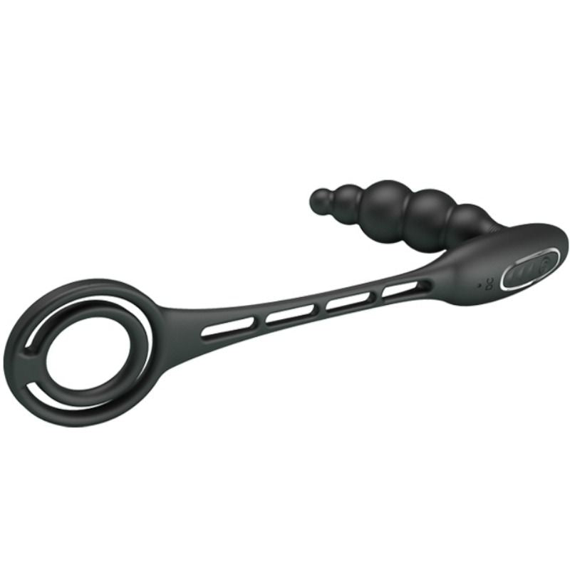 Pretty Love Penis Rings With Vibrator Plug
