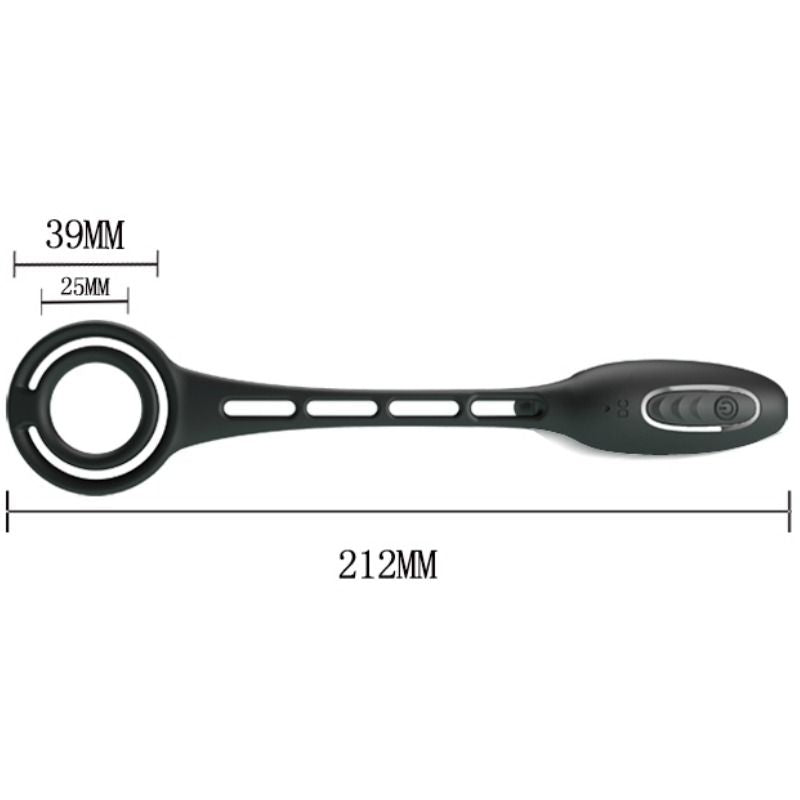 Pretty Love Penis Rings With Vibrator Plug
