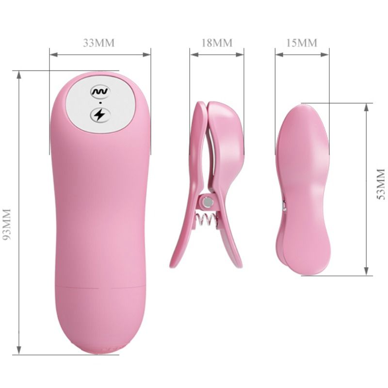 Baile Romantic Wave Tweezers With Vibration And Electroshock