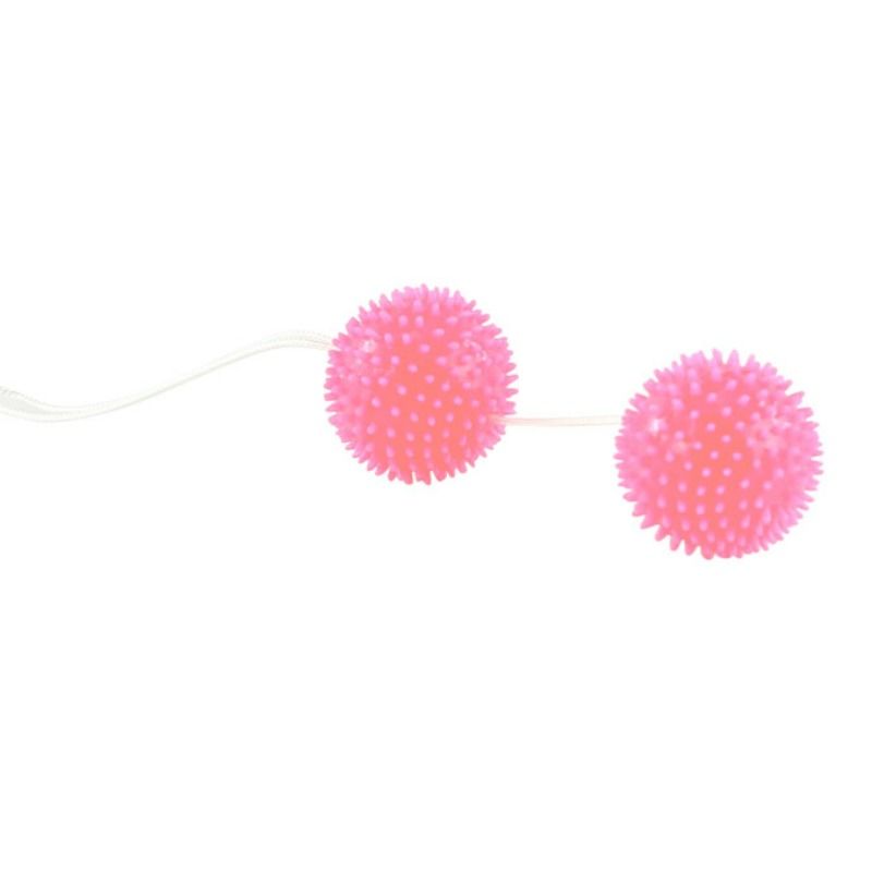 Baile Stimulating Baile - A Deeply Pleasure Pink Textured Balls 3.6 Cm