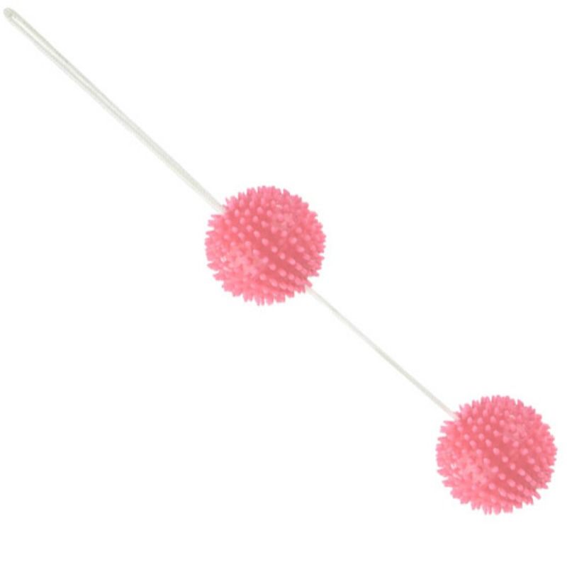 Baile Stimulating Baile - A Deeply Pleasure Pink Textured Balls 3.6 Cm