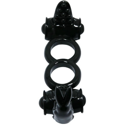 Baile For Him Baile - Sweet Ring Double Ring With Double Rabbit
