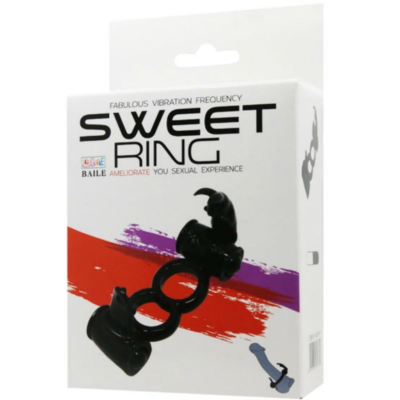 Baile For Him Baile - Sweet Ring Double Ring With Double Rabbit