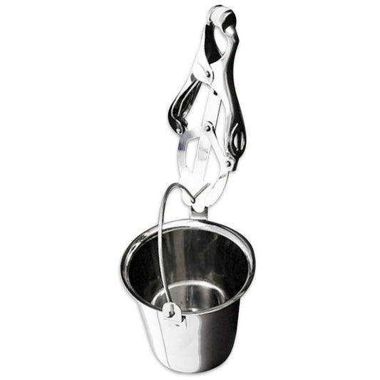 Metal Hard Nipple Clamp With Tank