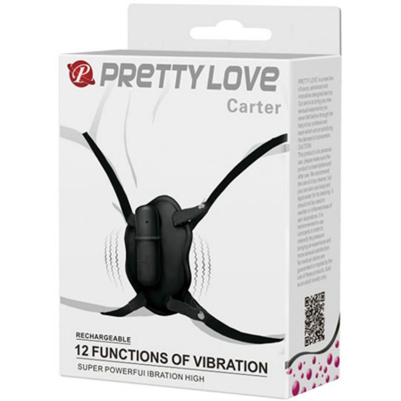 Pretty Love Strap On With Carter Vibrating Bullet