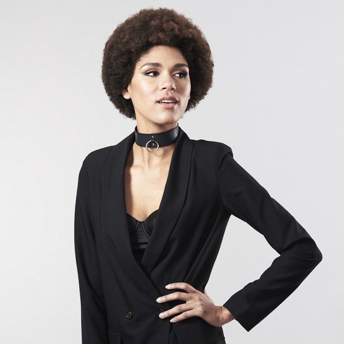 Bijoux Maze Bijoux Indiscrets Maze - Black Necklace With Strap