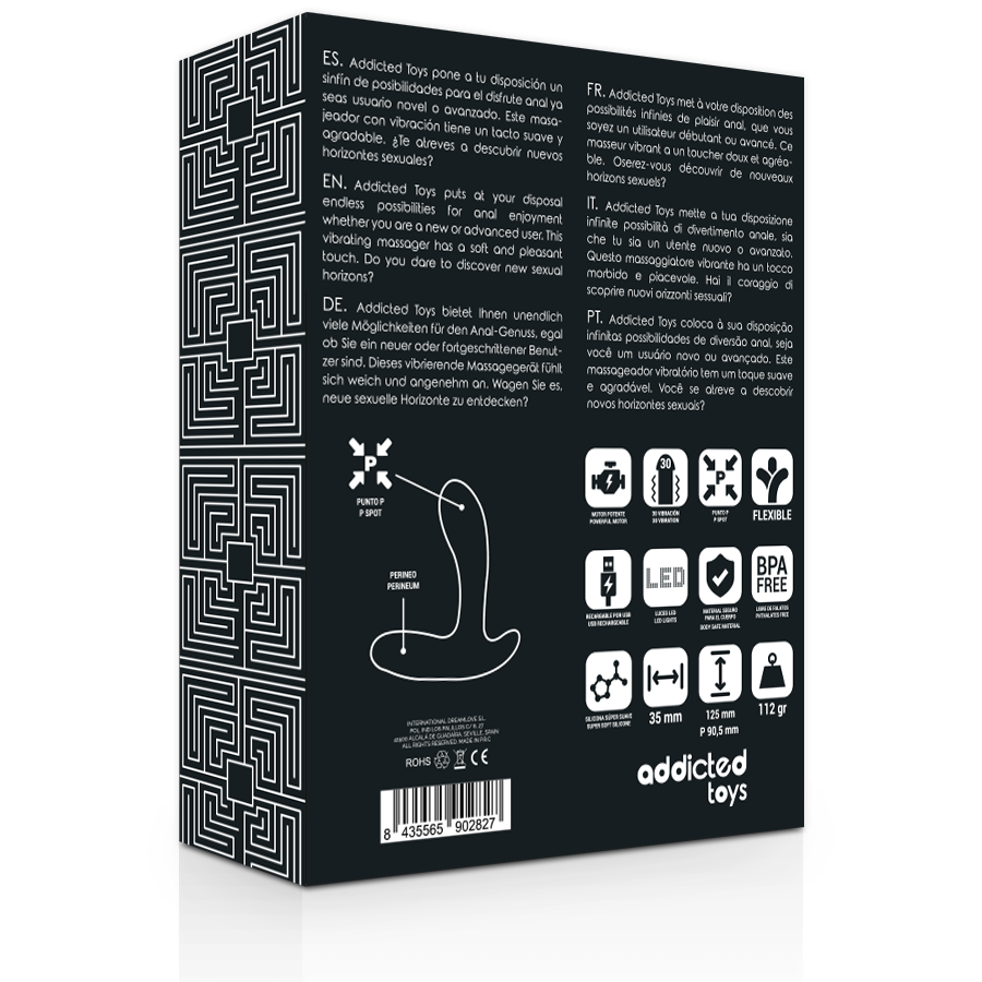 Addicted Toys Anal Balls 22 Cm Black
