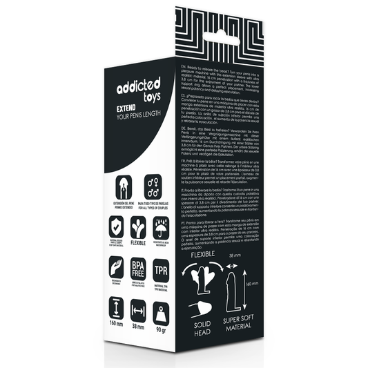 Addicted Toys Dong Extension Transparent