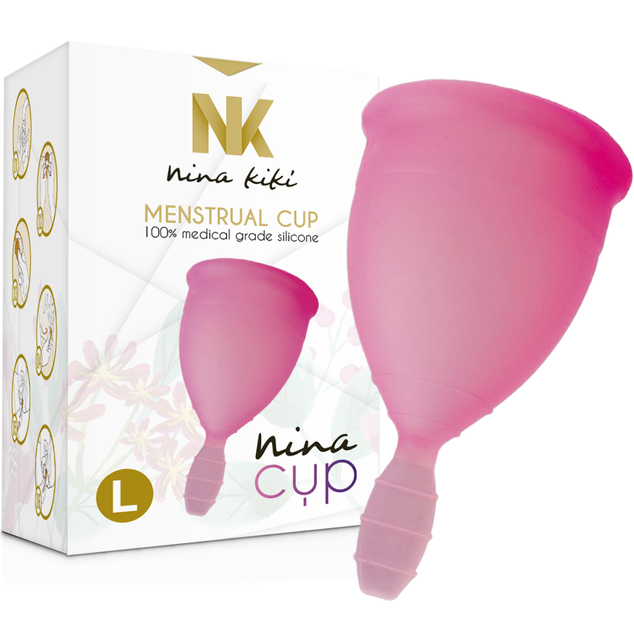 Nina Kikí Menstrual Cup Pink - Size L