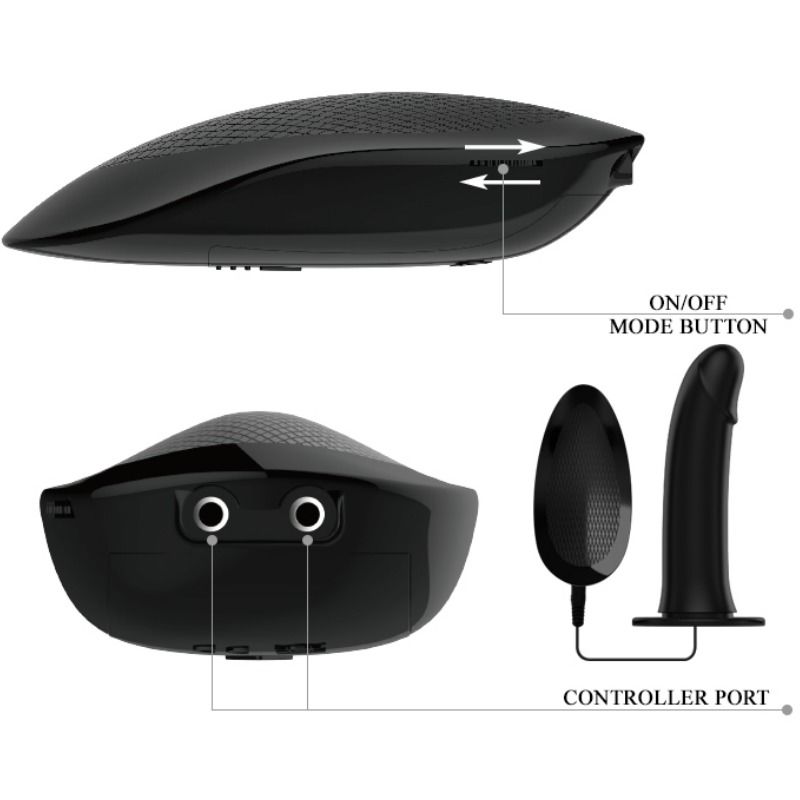 Pretty Love Marvin Strap On With Vibration And Hollow Dildo