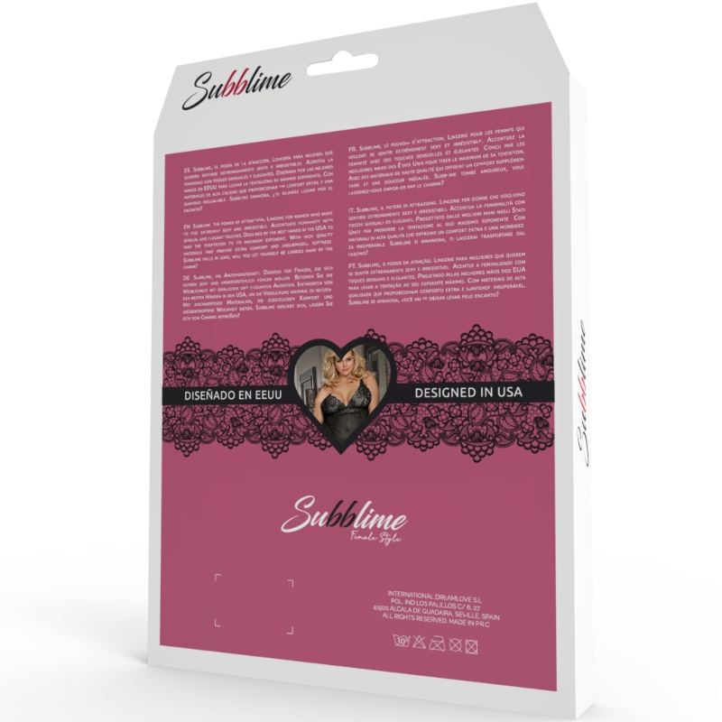 Subblime Queen Plus Size Subblime - Queen Plus White Babydoll With Fringe