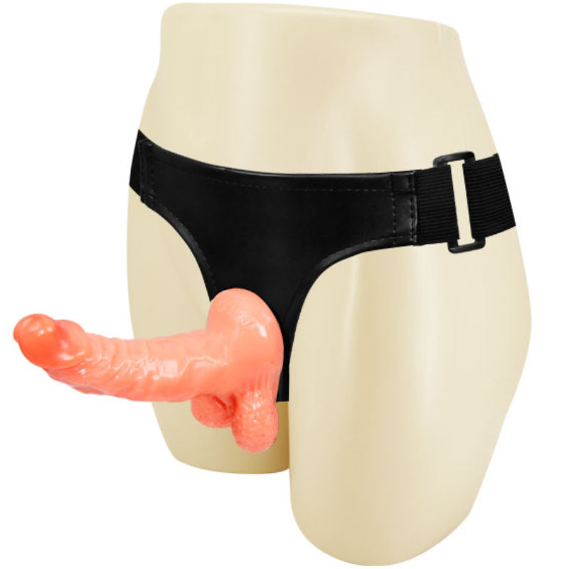Baile Harness Collection Baile - Harness With Realistic Penis And Ultra Passionate Adjustable Panties 15.5 Cm