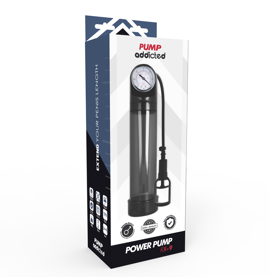Pump Addicted Bomba Erección Rx9 Transparente