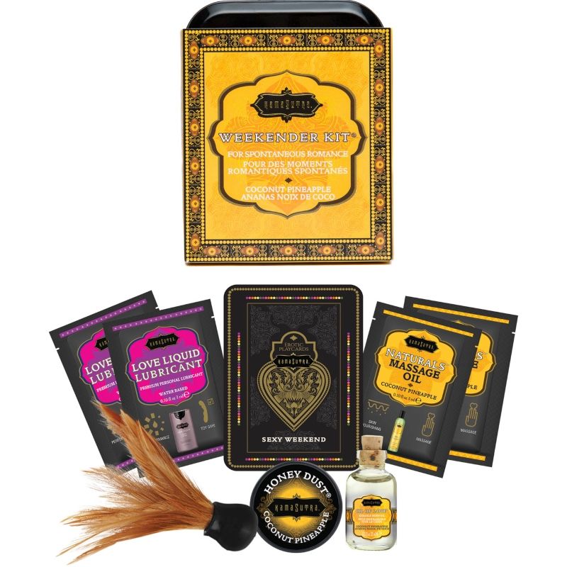 Kamasutra Cosmetics Kamasutra - Weekender Tin Kit Coconut And Pineapple