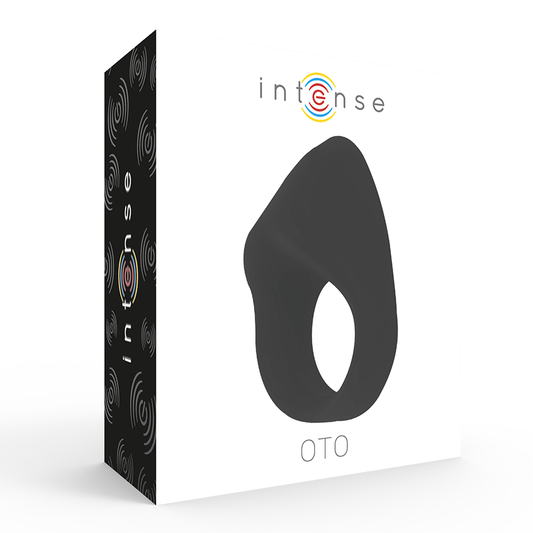 Intense Couples Toys Intense - Oto Black Rechargeable Vibrator Ring