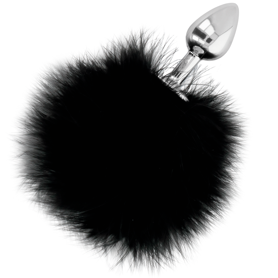 Darkness Anal Darkness - Extra Anal Buttplug With Tail Black 7 Cm