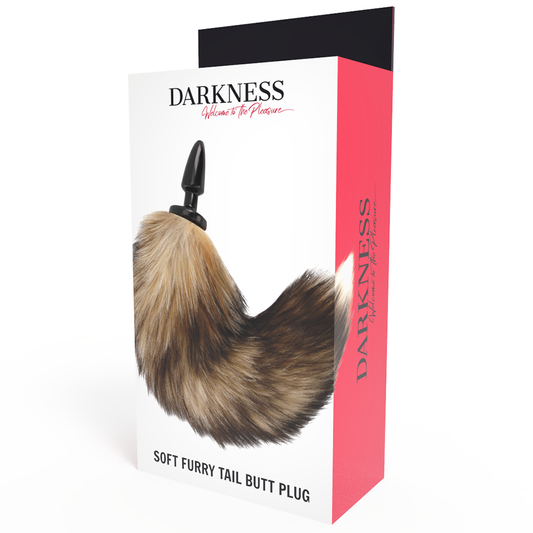 Darkness Anal Darkness - Natural Tail With Silicone Anal Plug 10 Cm