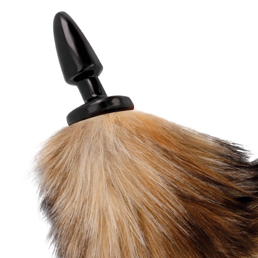 Darkness Anal Darkness - Natural Tail With Silicone Anal Plug 10 Cm