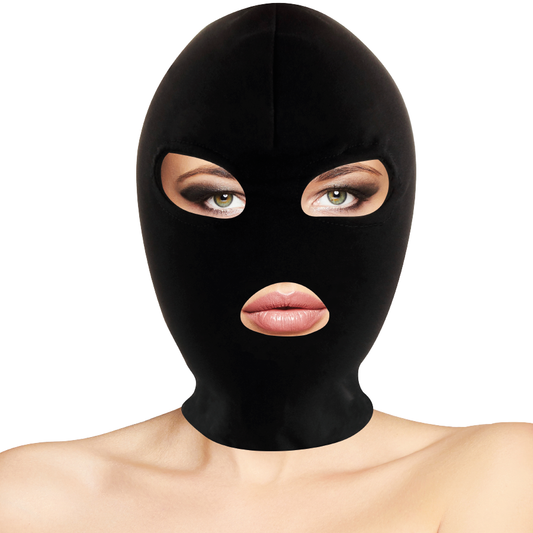 Darkness Bondage Darkness - Bdsm Submission Mask Mouth And Eyes Black