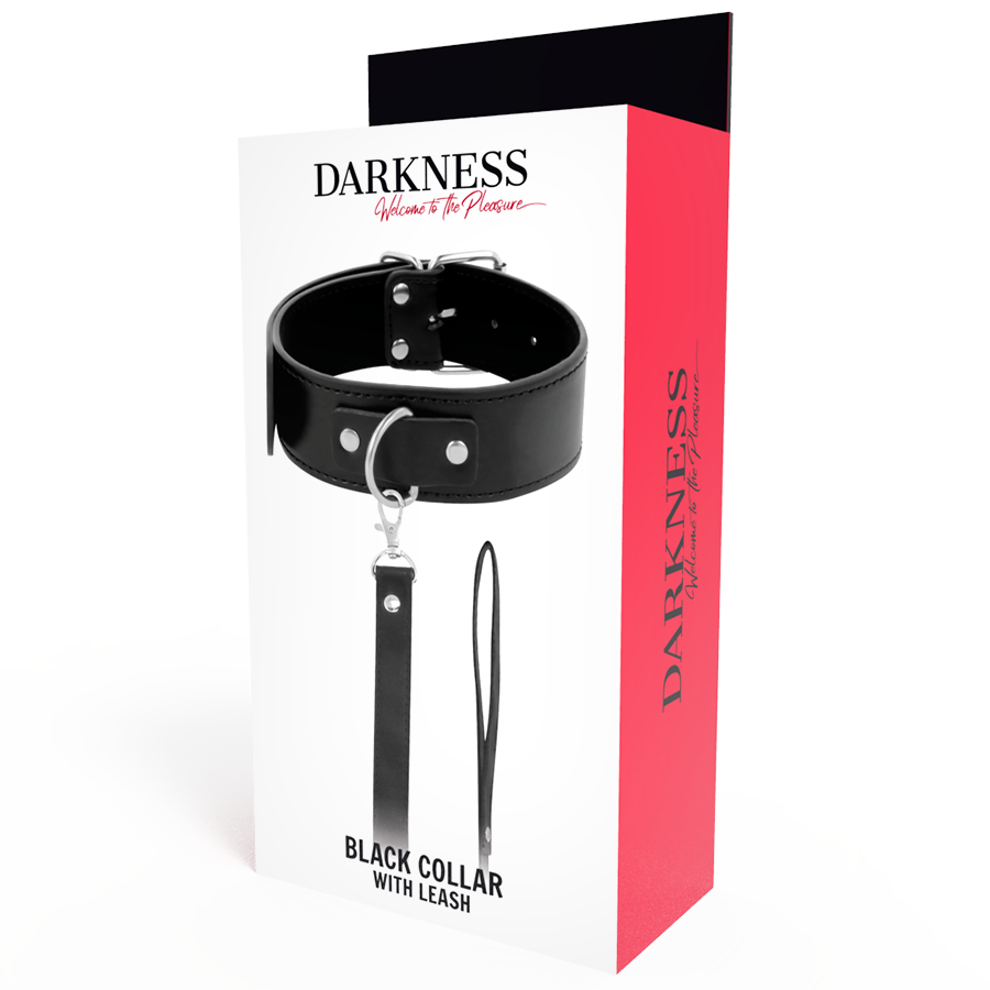 Darkness Bondage Darkness - Posture Necklace With Leather Chain