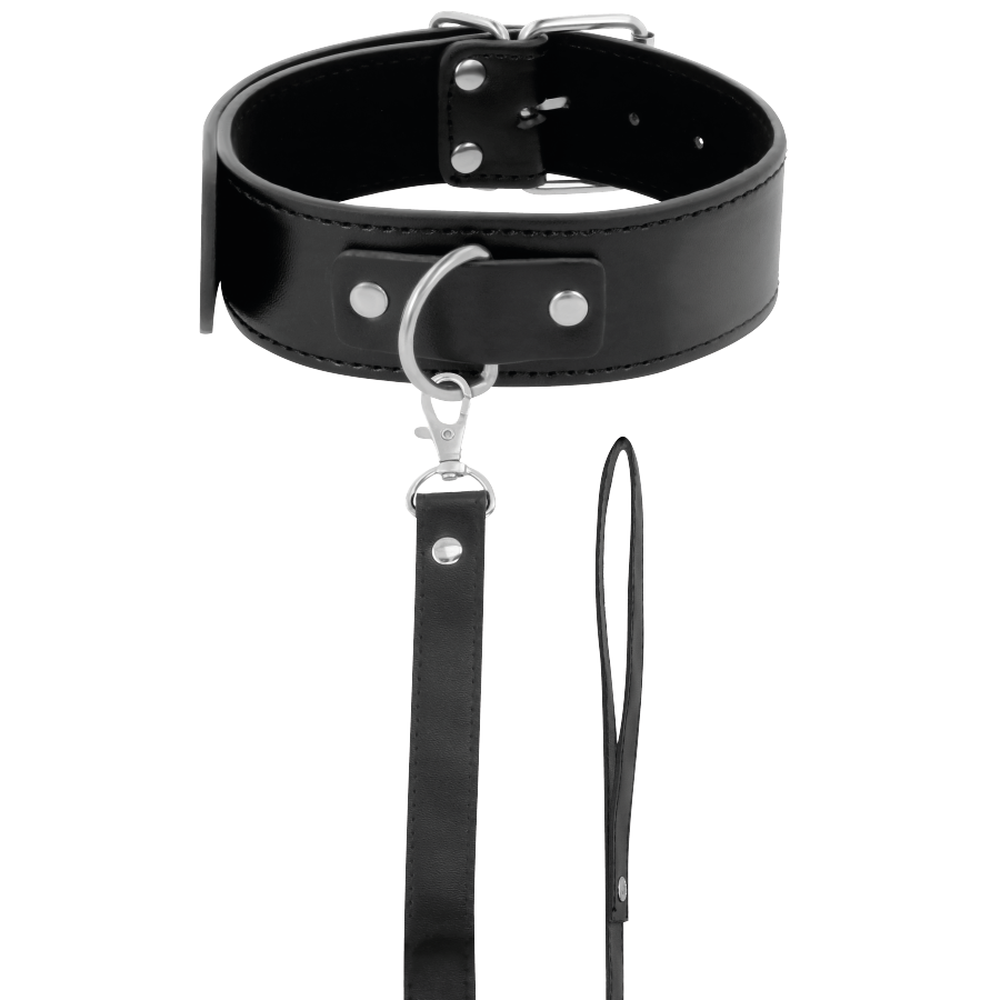 Darkness Bondage Darkness - Posture Necklace With Leather Chain