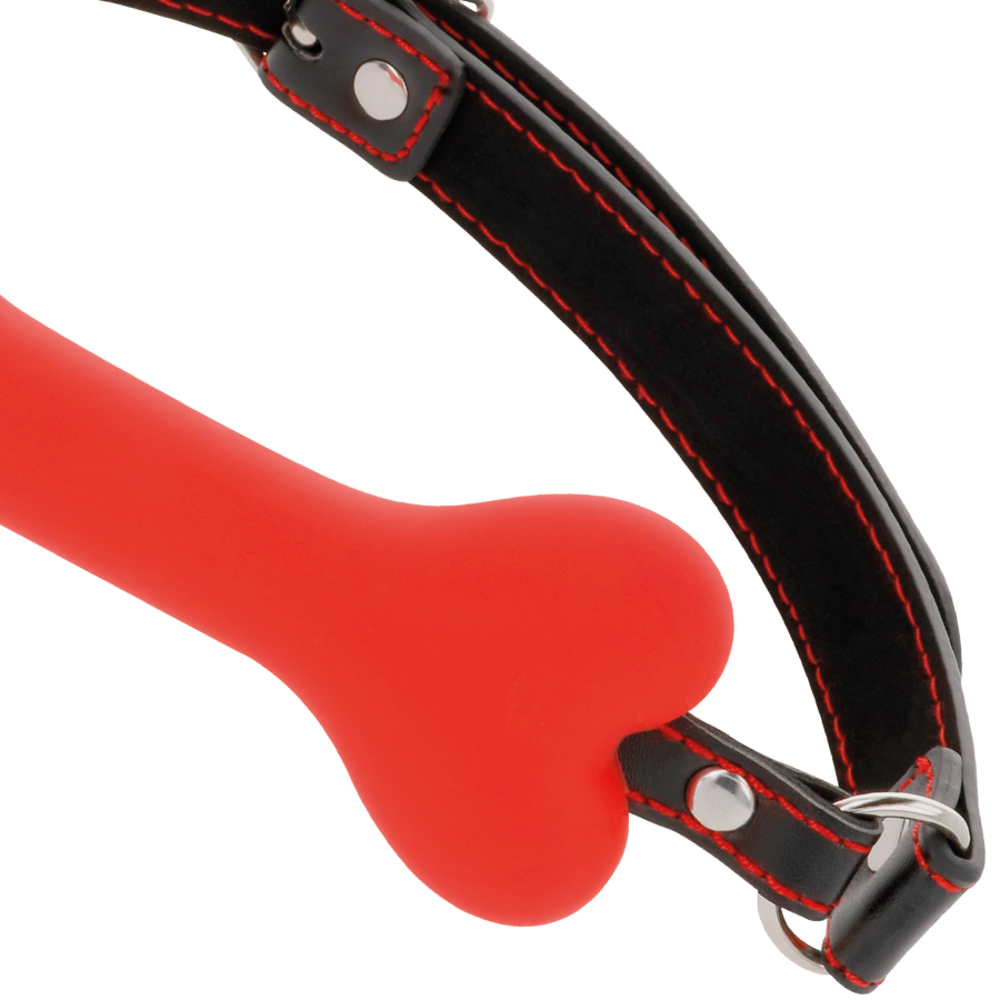 Darkness Bondage Darkness - Red Bone Silicone Gag