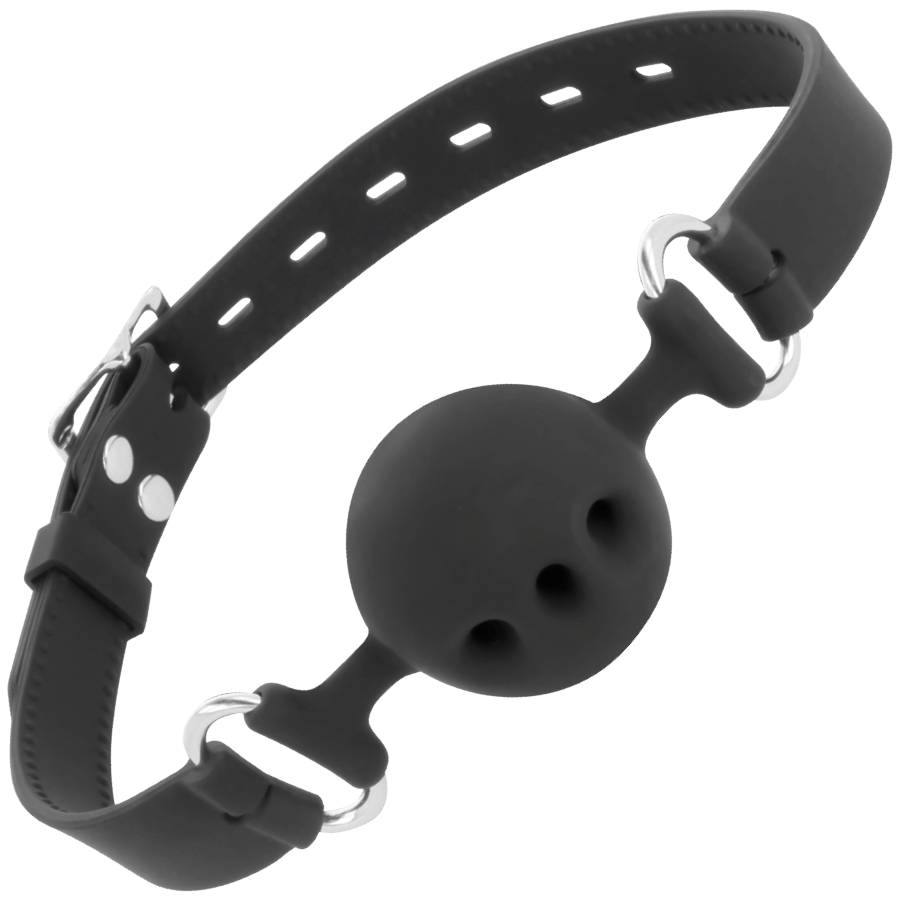 Darkness Bondage Darkness - Black Breathable Silicone Gag