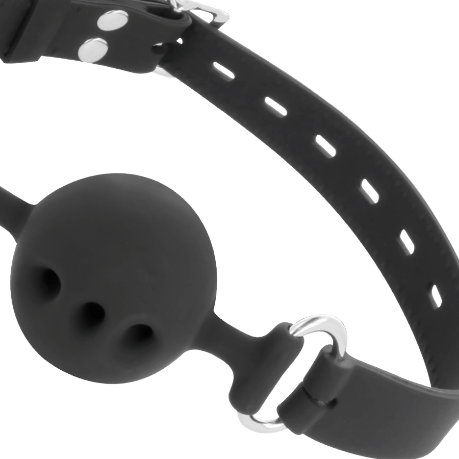 Darkness Bondage Darkness - Black Breathable Silicone Gag