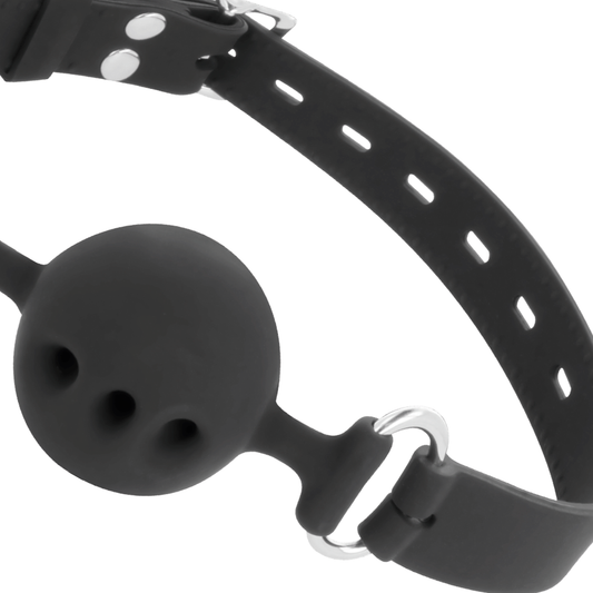 Darkness Bondage Darkness - Black Breathable Silicone Gag