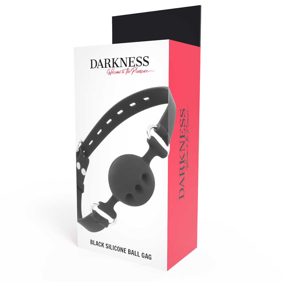 Darkness Bondage Darkness - Black Breathable Silicone Gag
