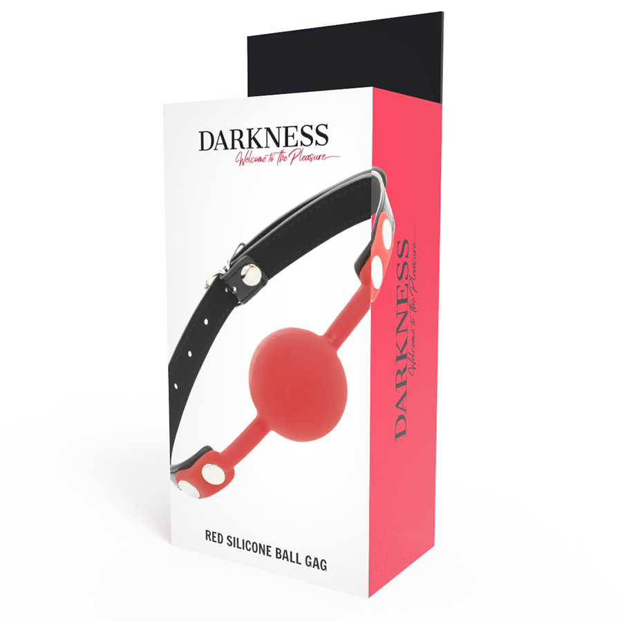 Darkness Bondage Darkness - Red Silicone Gag